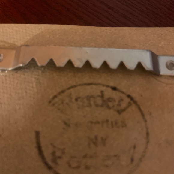 Wardell Pottery Saugerties, NY Handmade Imprinted Square Design "friendship"Tile - Picture 5 of 5